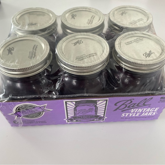 Ball Other - RARE Ball Limited Edition American Heritage Mason Jars Purple Set of 6 pint jars